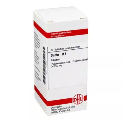 SULFUR D 4 tablets, 80 pcs SULFUR D 4 tablets, 80 pcs