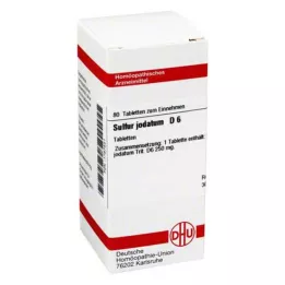SULFUR JODATUM D 6 tablets, 80 pcs