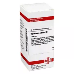 VERATRUM ALBUM D 4 tablets, 80 pcs