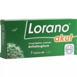 LORANO Acute tablets, 7 pcs