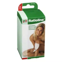 RATIOLINE acute gauze 10 cmx2 m rolled, 1 pc