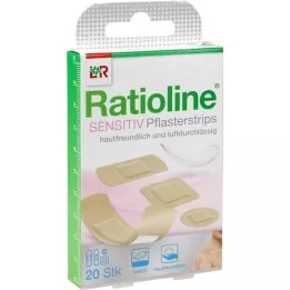 RATIOLINE Sensitive paving strips in 4 sizes, 20 pcs