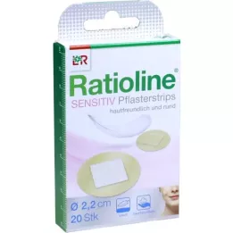 RATIOLINE Sensitive paving strips round, 20 pcs