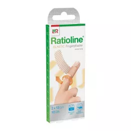 RATIOLINE elastic finger bandage 2x12 cm, 10 pcs