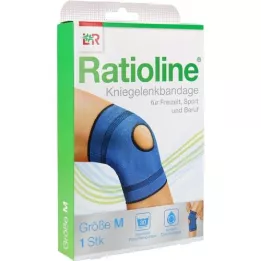 RATIOLINE Active knee joint bandage Gr.M, 1 pcs