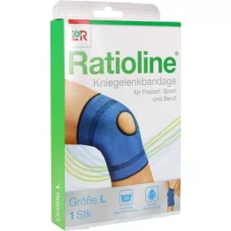 RATIOLINE Active knee joint bandage Gr.L, 1 pcs