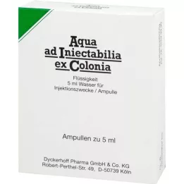 AQUA AD iniectabilia ex Colonia ampoules, 10X5 ml