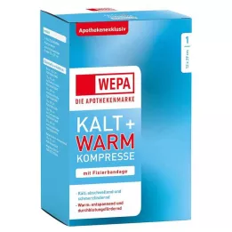 KALT-WARM Compress 12x29 cm with fixing tape, 1 piece
