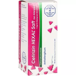CETIRIZIN HEXAL Juice with allergies, 75 ml