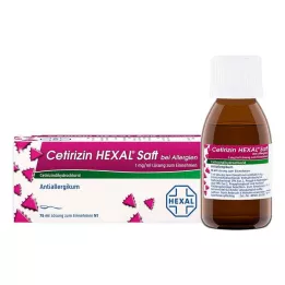 CETIRIZIN HEXAL Juice for allergies, 75 ml