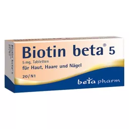 BIOTIN BETA 5 tablets, 20 pcs
