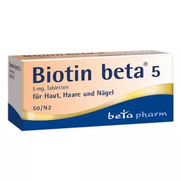 BIOTIN BETA 5 tablets, 50 pcs