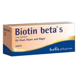 BIOTIN BETA 5 tablets, 100 pcs