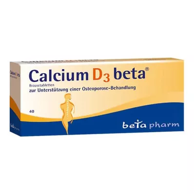 CALCIUM D3 beta effervescent tablets, 40 pcs CALCIUM D3 beta effervescent tablets, 40 pcs
