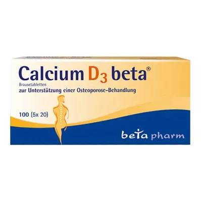 CALCIUM D3 beta effervescent tablets, 100 pcs CALCIUM D3 beta effervescent tablets, 100 pcs