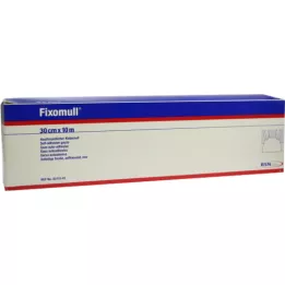 FIXOMULL adhesive gauze 30 cmx10 m, 1 pcs
