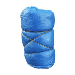 Overshoes disposable plastic blue, 10 pcs