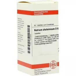 NATRIUM CHOLEINICUM D 6 tablets, 80 pcs