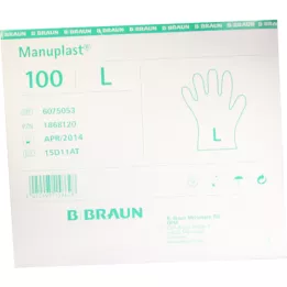 MANUPLAST One pair of gloves, large, light, 100 pcs