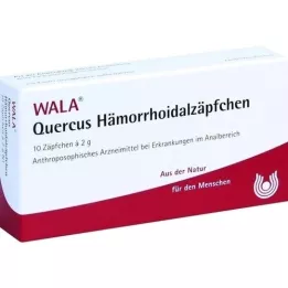 QUERCUS Hemorrhoidal suppositories, 10x2 g