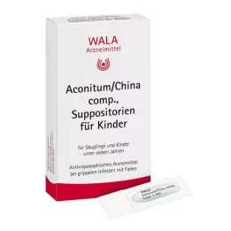 ACONITUM/CHINA comp.Childrens suppositories, 10X1 pcs