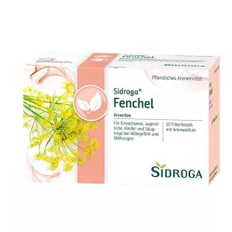 SIDROGA Fennel tea filter bags, 20X2.0 g