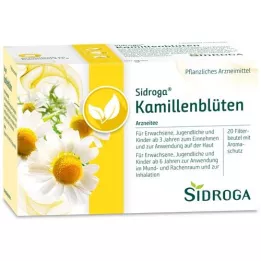 SIDROGA Chamomile flowers Tea filter bag, 20x1.5 g