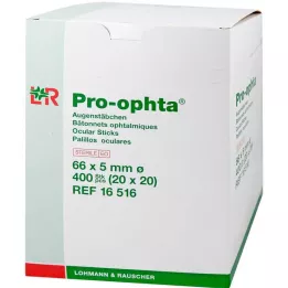 PRO-OPHTA Eye swabs sterile, 400 pcs