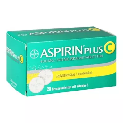 ASPIRIN Plus C effervescent tablets, 20 pcs