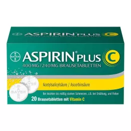 ASPIRIN plus C effervescent tablets, 20 pcs