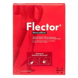 FLECTOR Pain patch+elastic fishnet stocking, 5 pcs