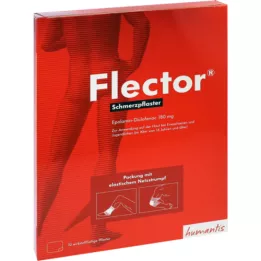 FLECTOR pain patch+elastic fishnet stocking, 10 pcs