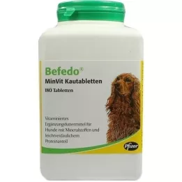 BEFEDO Minvit chewing tablets F.hunde, 180 pcs