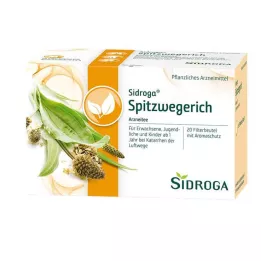 SIDROGA Ribwort Plantain Tea Filter Bags, 20X1.4 g