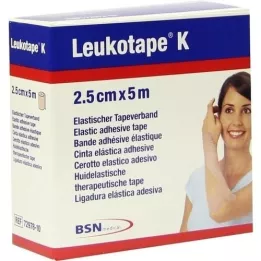LEUKOTAPE K 2.5 cm skin color, 1 pcs