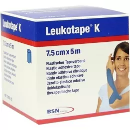 LEUKOTAPE K 7.5 cm blue, 1 pcs