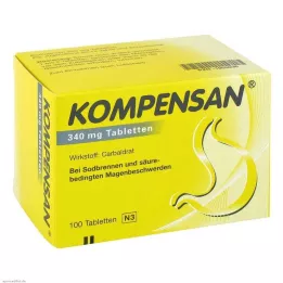 KOMPENSAN Tablets 340 mg, 100 pcs