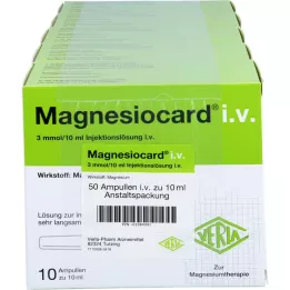 MAGNESIOCARD I.V. Injection solution, 50x10 ml