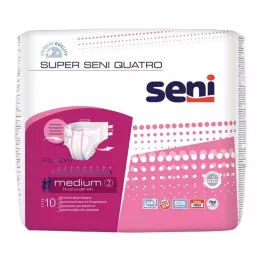 SUPER SENI Quatro incontinence pants size 2 M, 10 pieces