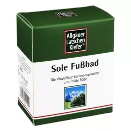 Allgäuer Latschenkiefer Sole foot bath, 10x10 g