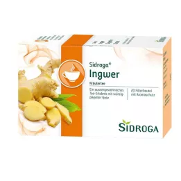 SIDROGA Ginger tea filter bags, 20X0.75 g