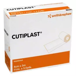 CUTIPLAST 4 cmx5 m wound dressing in dispenser, 1 P