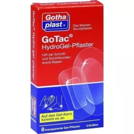 GOTAC Hydrogel plaster 2 sizes, 8 pcs