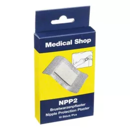BRUSTWARZENPFLASTER NPP2, 10 pcs