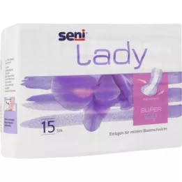 SENI Lady incontinence insert Super, 15 pcs
