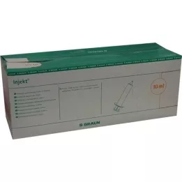 INJEKT Solo syringe 10 ml luer eccentric PVC-fr., 100x10 ml