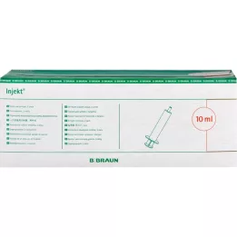 INJEKT Solo syringe 10 ml Luer eccentric PVC-fr., 100X10 ml