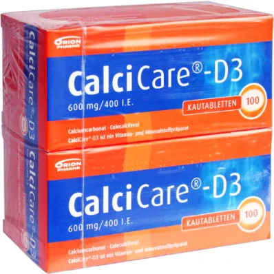 CALCICARE D3 chewing tablets, 200 pcs