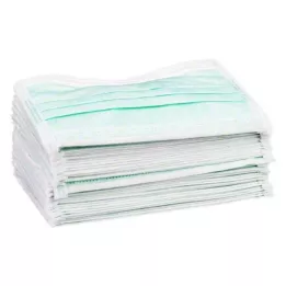 MUNDSCHUTZ OP M.Gummiband M. Nasen bracket green, 50 pcs