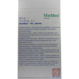 VLIESKOMPRESSEN 10x20 cm sterile, 25X2 pcs